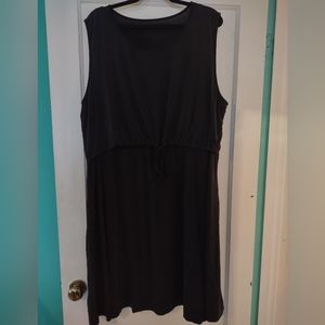 Latched Mama drawstring tank dress